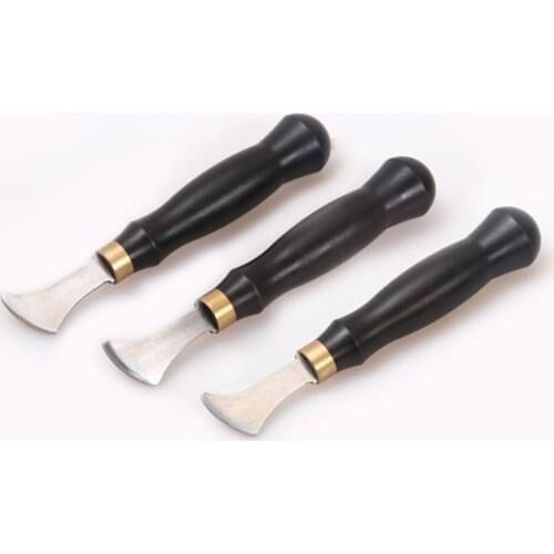 1Pcs DIY Leather Edge Creasing Tool Stainless Steel Polished Finish Press Edge Marking Creaser Leather Handwork Tool 1.0-2.5mm