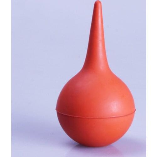 2pcs/lot Laboratory Tool Rubber Air blowing Wash ear ball Red 30/60/90/120ml
