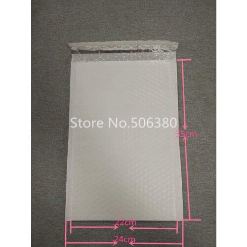 [40pcs] Big Sale!! 240*350mm Usable space Poly bubble Mailer envelopes padded Mailing Bag Self Sealing White