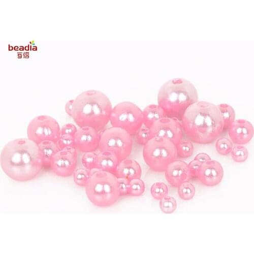 Promotion Best Quality 4/6/8/10mm Round Shape Loose Plastic Beads For Jewelry Bangle Pendant Choker Necklace DIY Factory Price