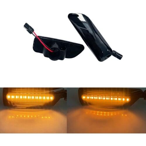 Car LED Side Marker Turn Signal Lights Dynamic Light for Volvo S60 S80 MK1 V70 XC70 XC90 Auto Accessories
