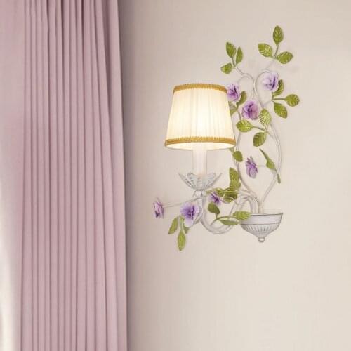 Side Bed Lamp Bed Room Flower Wall Lamp Wall Mounted Lamp Bedroom Wall Light Living Room Bedroom Decorative Led Light Stairs
