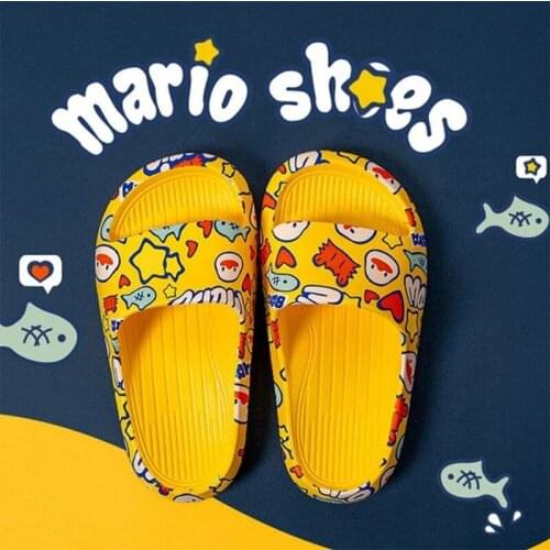 Parenting Childrens slippers boys and girls wear beach slippers net red and cool slippers outside home in summer