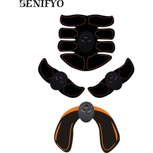 EMS Muscle Stimulator Abdominal Muscle Trainer Wireless Exerciser Machine Abdominal Training Workout Home Fitness Body Slimming