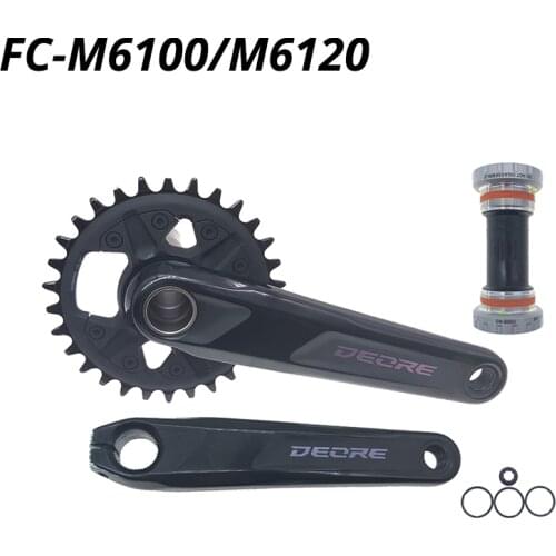 FC-M6100 FC-M6120 12 SPEED 170mm 175mm 32T 12S FRONT CHAINRING CRANKSET m6100 12v CRANKARM WITH BB52 CHAINWHEEL