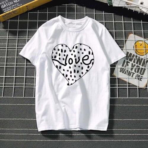 Women Graphic Casual Funny Cartoon Print Short Sleeve Summer Lady Tshirts T-Shirt Shirt Womens Round Collar Tees Female T Shirt