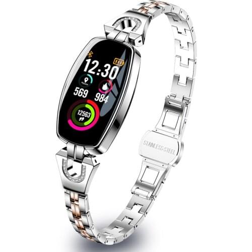 GREYBACK H8 Smart Watch Bracelet Women Waterproof Heart Rate Monitoring Bluetooth For Android IOS Fitness Bracelet Fashion