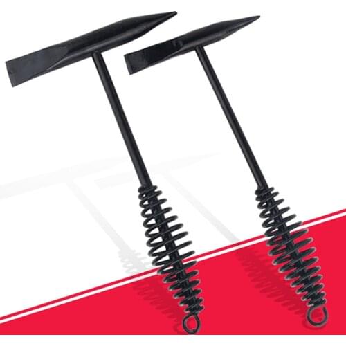 Derusting Welder Chipping Hammer Spiral Spring Handle Solid Hammer Security Tool