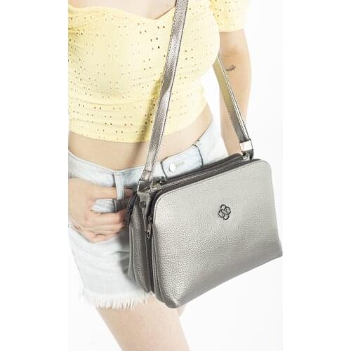 Madamra Female Silver Wallet Accessories Messenger Bag MK1020020YT11-006
