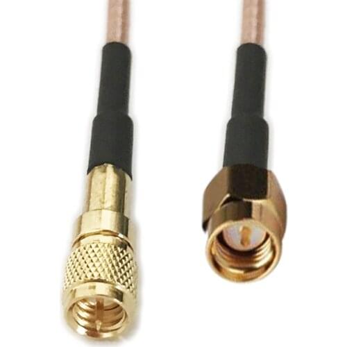 Microdot Compatible M5 Male to SMA Male 10-32 UNF Vibration Acceleration Sensor Test RG316 Cable 1/2/3/5/10M