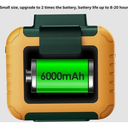 Hot Sale Mini Waist Fan USB Charging Waist Portable Lazy Hanging Neck Outdoor Construction Site Small Electric Fan Tool