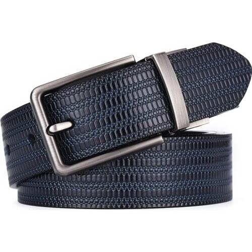 Fashion Designer Belts Men High Quality Male Genuine Leather Strap Luxury Famous Brand Double Sided Belt Jeans Wedding