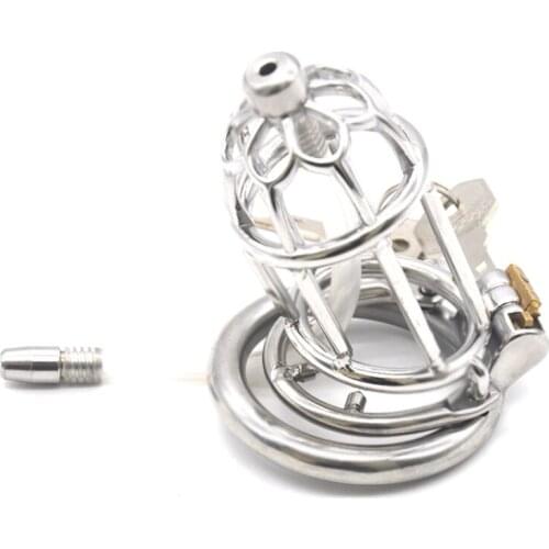 Chastity Lock for Men To Prevent Derailment Penis Lock with Thorn To Prevent The Ring From Detaching Chastity Device JJ Birdcage