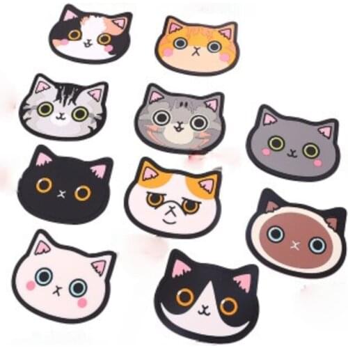 Soft PVC Waterproof Table Placemat Heat Insulation Non-Slip Bowl Pads Net Red Cartoon Cat Kitchen Tableware Mats