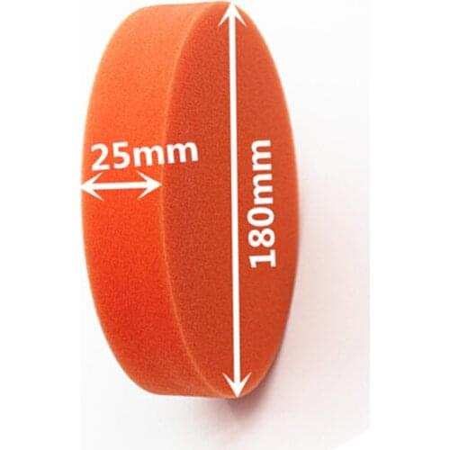 Flat Sponge Polishing Pad 180mm 7inch Flat Polishing Buffing Pad For Car Clean Waxing Paint Care For Angle Grinder Rotar Tool