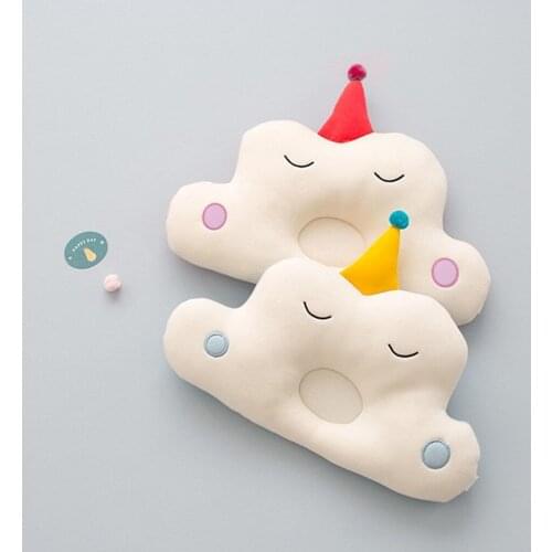 Baby Head Shaping Pillow Flat Head Nursing Pillow Sleep Support Concave Head Positioning Cushion for Infants Newborn