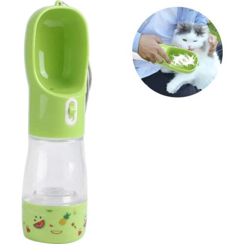 Pet Dog Water Bottle Portable Drinking Water Feeder for Dogs Outdoor Travel Water Bottle Dogs Water Bowl Pet Supplies