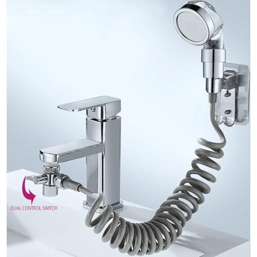 High Pressure Water Saving Wash Hair Shoer head Basin Faucet External Shower Head Bathroom Handheld Washing Hair Artifact