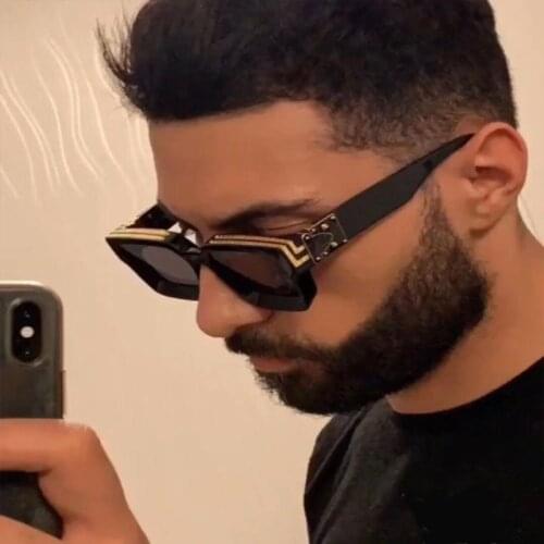 2021 Square Sunglasses Women Men Fashion Luxury Brand Sunglass Female gafas de sol okulary UV400 Vintage Oversize Sun Glasses