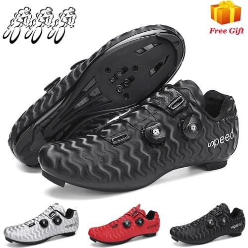 Cycling Shoes Men Road Bike Sneakers Discoloration Ultralight Outdoor Sports Self-Locking SPD Bicycle Shoes Zapatos Ciclismo