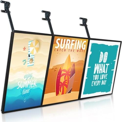 Led light frame wall lighting for picture frames thin light box