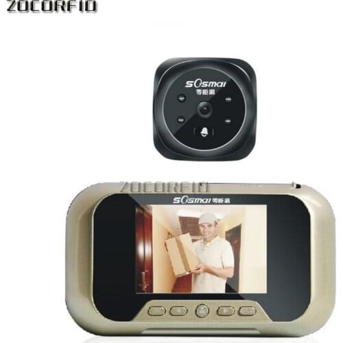 DIY 3.0" LCD video intercom door motion detect phone video door bell camera monitor doorphone