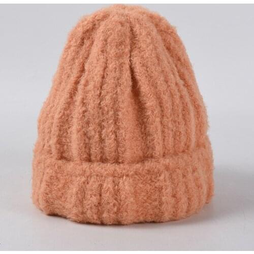 Knitted Beanies Hat Solid Color Winter Warm Soft Elastic Cap Sport Bonnet Ski Hats Men Women Multicolor Skullies Caps