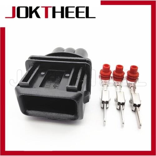 1-20sets AMP 3 pin 3.5mm male waterproof auto MAP Restrictor sensor connector throttle sensor plug for Toyota CHANA BYD 282729-1