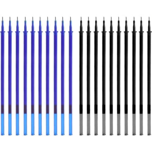 10Pcs/Set 0.5mm Erasable Gel Ink Pen Refills Magic Writing Study Office Supplies