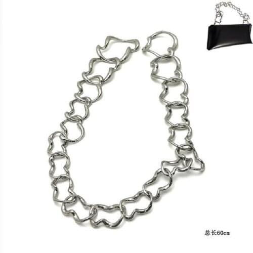 10 pieces / lot) Luggage handbag hardware accessories DIY handbag repair hardware portable 60cm special chain