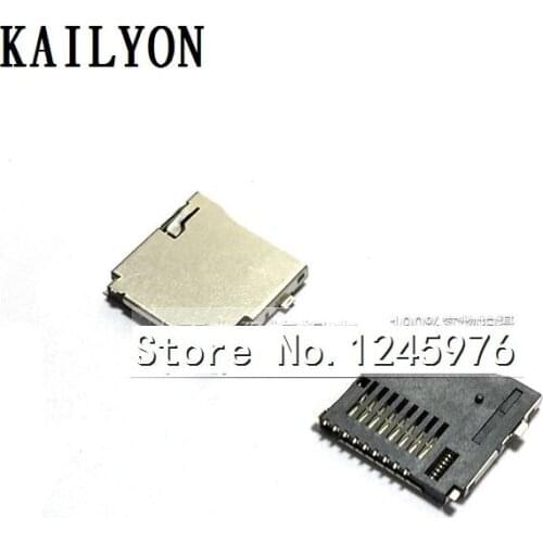 100pcs TF card playing outside welding microSD card slot mobile phone SD card memory card slot