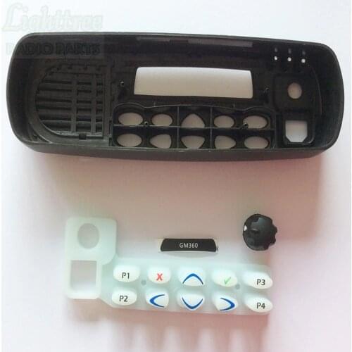 2sets X Top Housing Casing For Motorola GM360 Repair Parts Keypad And Knob Included