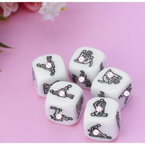 20mm Adult Sex Dice Erotic Poses Couple Funny Sexy Love Toy Night Bar Humor Game