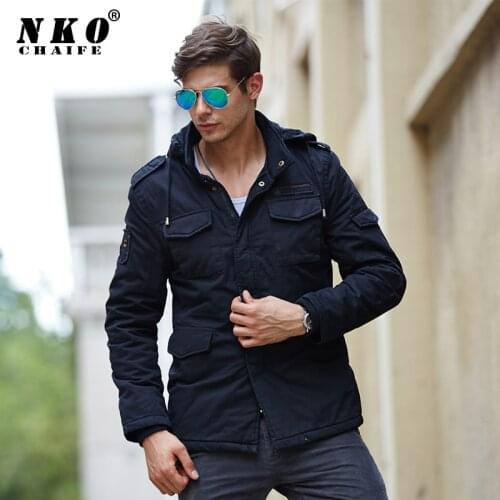 CHAIFENKO Men's Winter Parkas