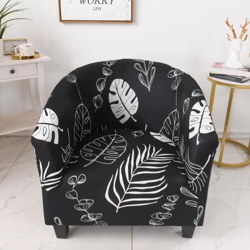Spandex Accent Club Chair Covers Armchair Protector Elastic Seat Case Stretch Club Tub Single Seater Sofa Cover Home Decor