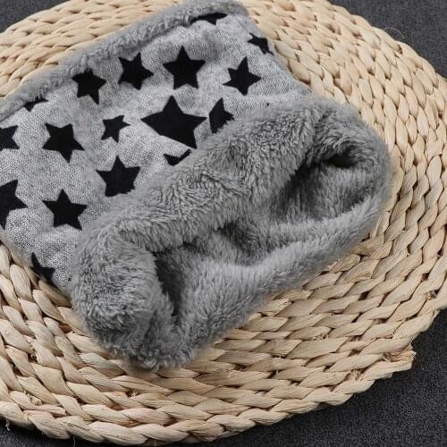 New Autumn Winter Children Scarf Five Stars Print Baby Scarf Boys And Girls Cotton Kids Dot Print Ring Children Loop Scarves