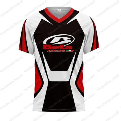 Motorcycle Mountain Bike Team Downhill Jersey MTB Offroad DH MX Bicycle Locomotive Shirt Cross Country Mountain Bike Jersey