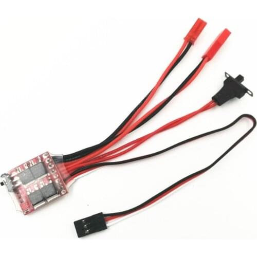 3.0V-9.4V 2KHz Driver Frequency RC ESC 20A 30A Brush Motor Electronic Speed Controller W/ Brake For RC Car Boat Tank Helicopters