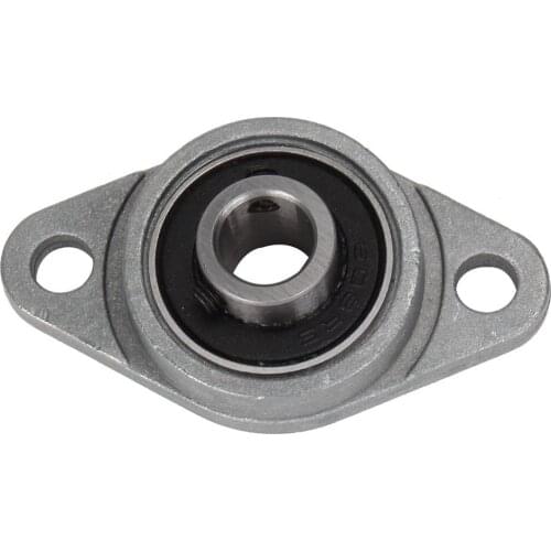 10PCS Zinc Alloy KFL08 Flange Pillow Block Bearing Housings 8 mm Diameter