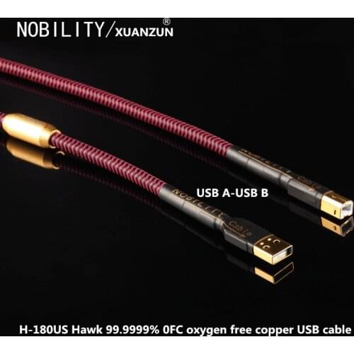 XIANZUN H-180US 6N oxygen-free copper USB cable decoder sound card cable Data cable USB audio cable