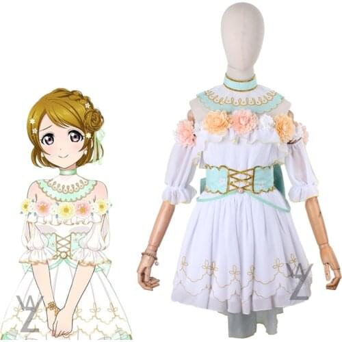 Lovelive Sunshine Flower Festival Koizumi Hanayo Cosplay Costumes Women Cute Dress Suit Halloween Carnival Unforms Lovely Girls