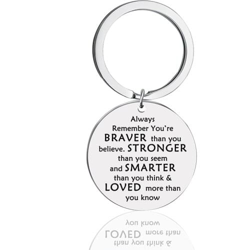 Fashion New Inspirational Round Key Ring Nightmare Before Christmas Anime Keychain Diy Keychain Accessories