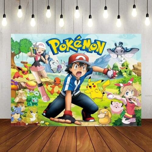 Cartoon Baseball Little Boy Sports Backdrop Schoolboy Birthday Picture Party Decorated Animal Girl Grass Background Photo Studio