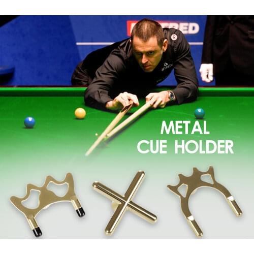 Durable Billiards Rack Snooker Pool Cue Zinc Alloy Metal Rest Bridge Professional Head Holder High Quality Billiard Accessories