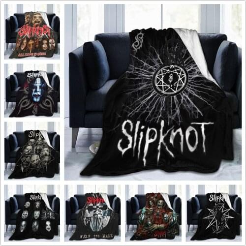 Shawn Clown Crahan Blanket Flannel Throw Blankets Micro Fleece Cozy Plush Covers for Bed Car and Home Decoration