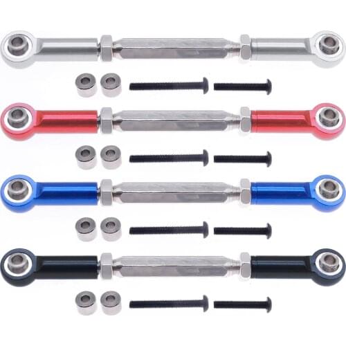 RCAWD alloy 1pcs #45 steel servo link linkage turnbuckle arm tie rod for 1-10 RGT 86100 86110 FTX5579 Outback Fury crawler part