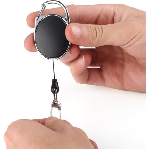 1PCS Retractable And Extendable Keychain, Multifunctional Snap Key Holder