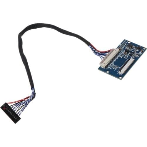 1Set LVDS 20 to 40Pin TTL Signal LCD Converter Board for 7-10.1\" LCD Panel Cable