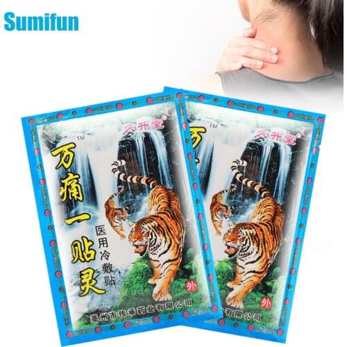 16pcs Tiger Blam Pain Relief Plaster For Neck Back Arthritis Cervical Knee Joints Muscle Chinese Herbal Analgesic Patches C2233