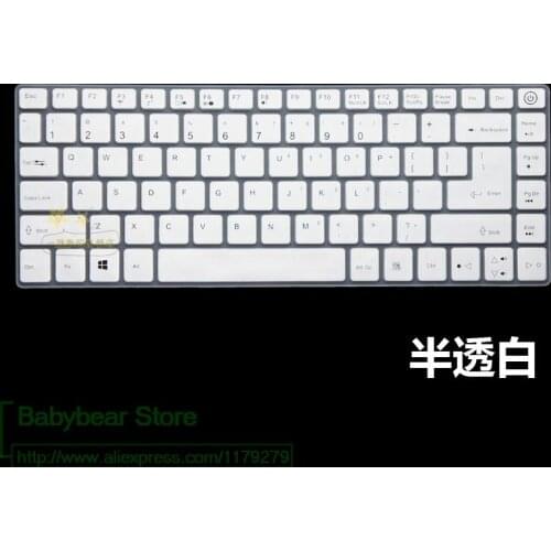 2016 14 inch new Silicone laptop keyboard cover protector For Acer Aspire E5-473 E5-473G E5-422 E5-422G